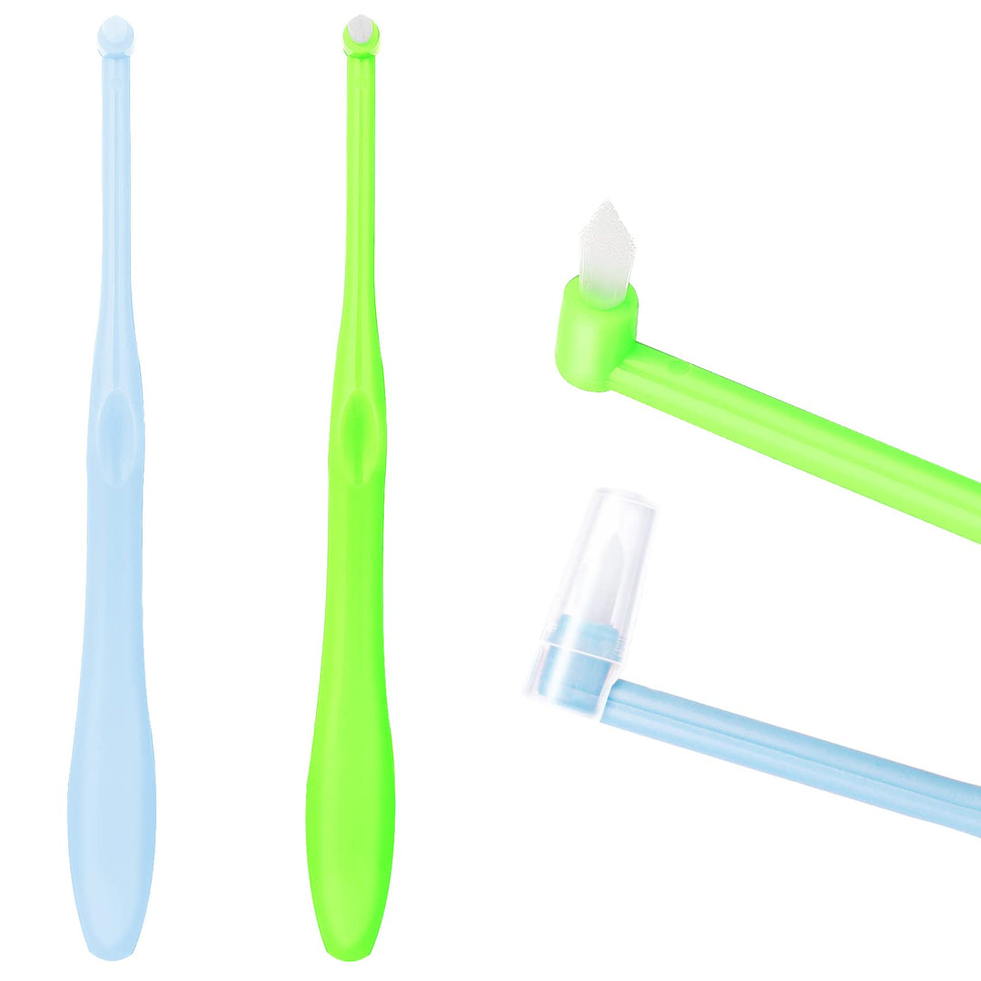 WLLHYF Single Tuft Toothbrush 2 Pieces Interspace Tuft 