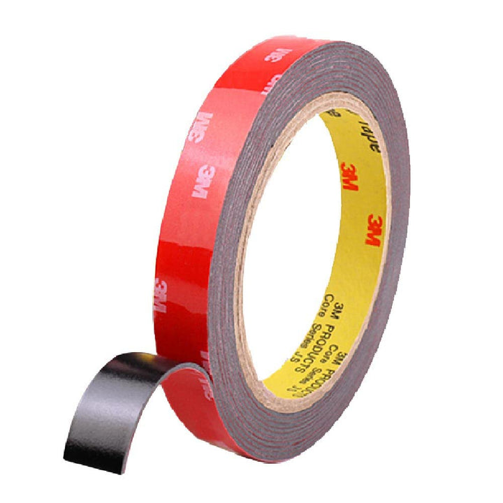 Double Sided Heavy Duty Mounting Tape, Made of 3M Foam Tape, Waterproof and High Temperature Resistant Tape for Indoor Outdoor, Car, Home, Kictch and Office(Black, 1/4in*15.6ft)