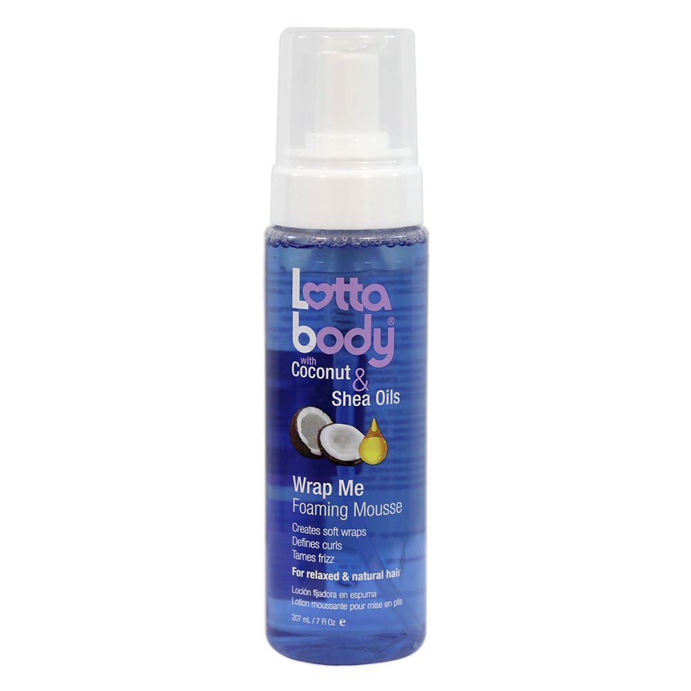 Wrap Me Foaming Mousse with Coconut &amp; Shea Oil 7 fl. oz. with Nicka K Sanitizing Wipes 10ct