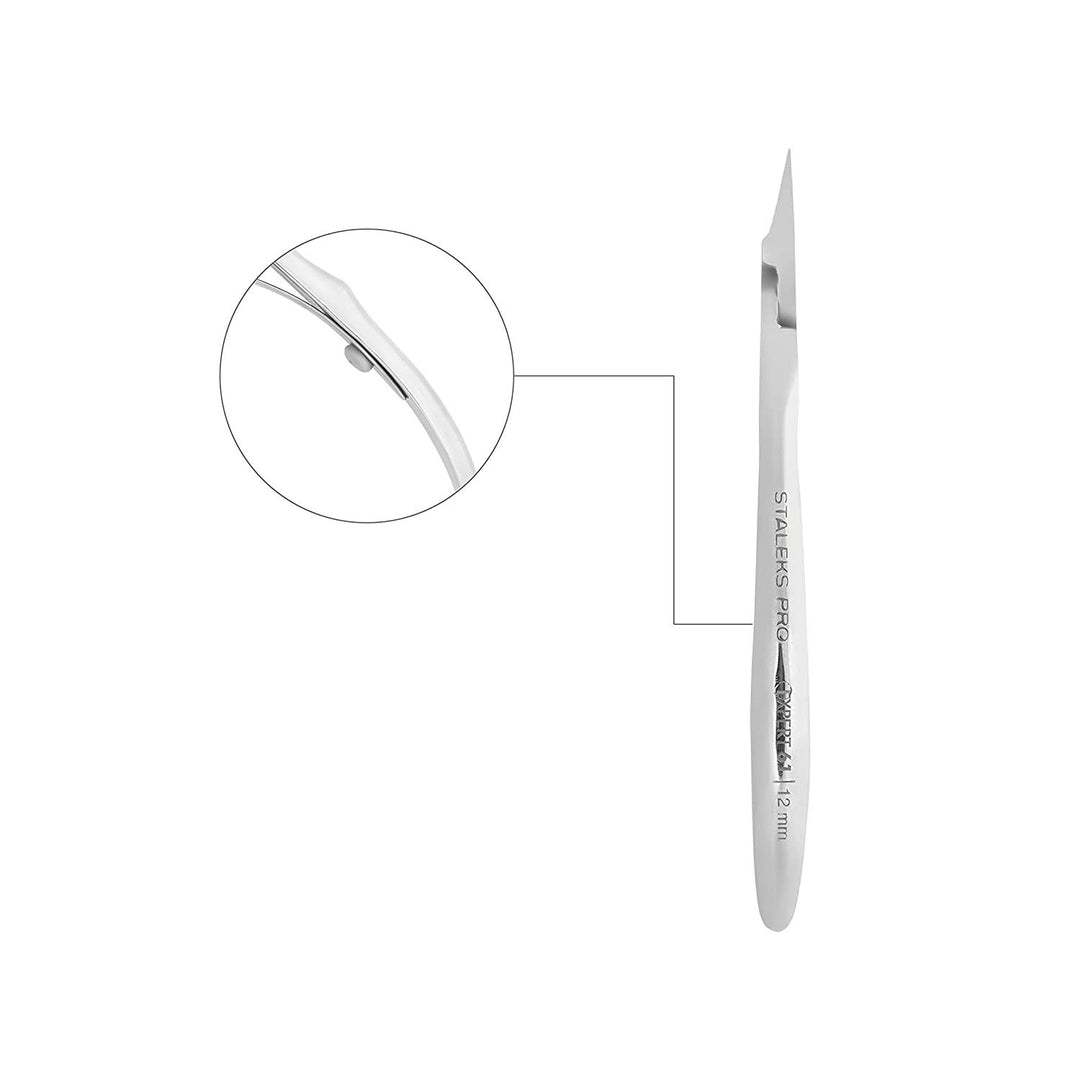 Pro Nail Nippers EXPERT NE-61-12, Full Jaw, 0.47 Inch (12mm)