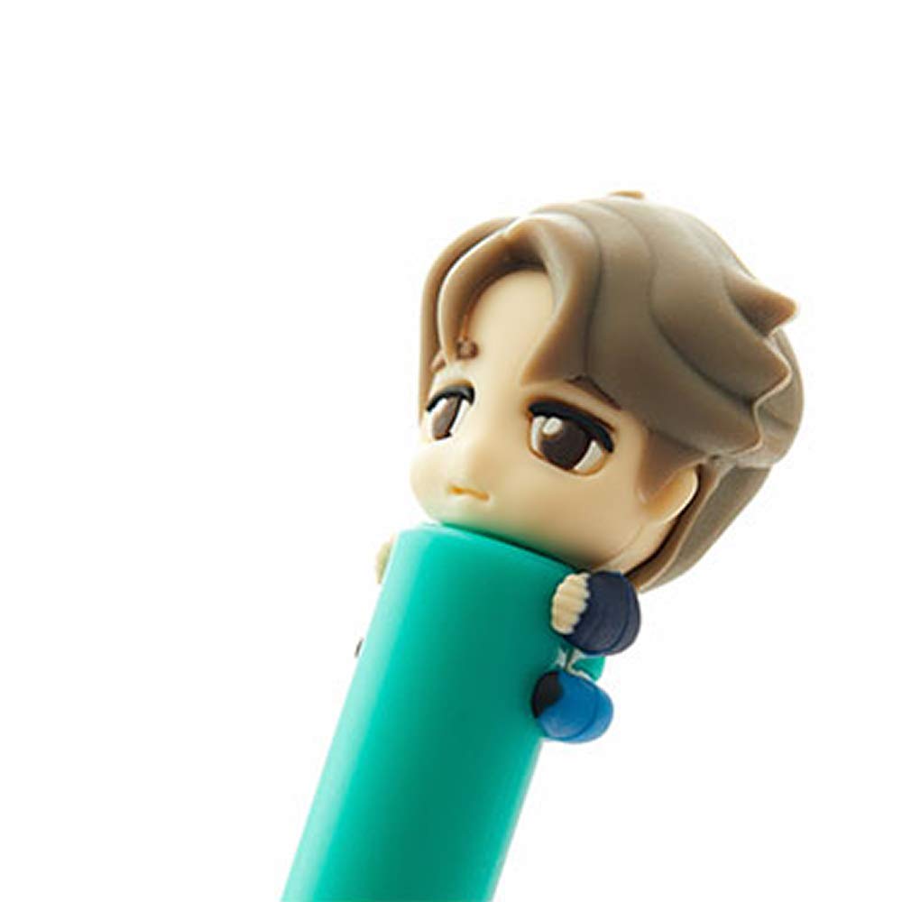 [BTS Official Merchandise] Fans Gift - K-Pop Idols Goods - BTS Character Figure Toothbrush with Convenient Magnetic Holder (Jimin)