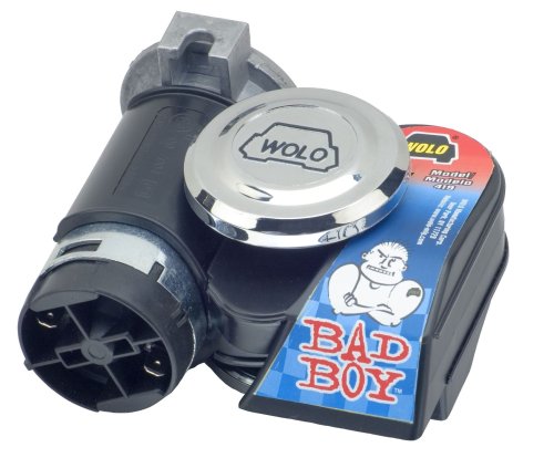 (419) Bad Boy Air Horn - 12 Volt , Black