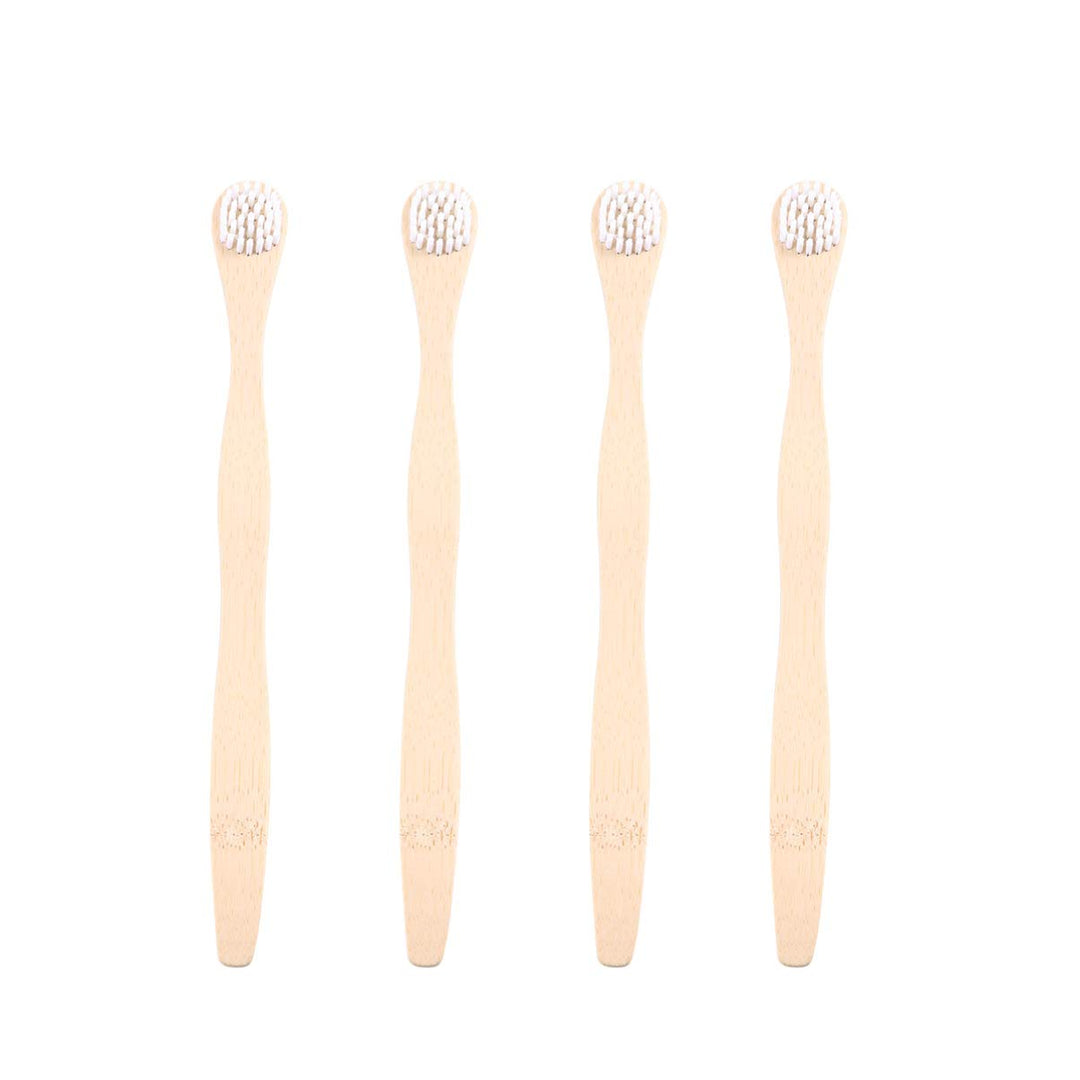 HEALLILY Tongue Cleaner Scraper Bamboo Tongue Brush for