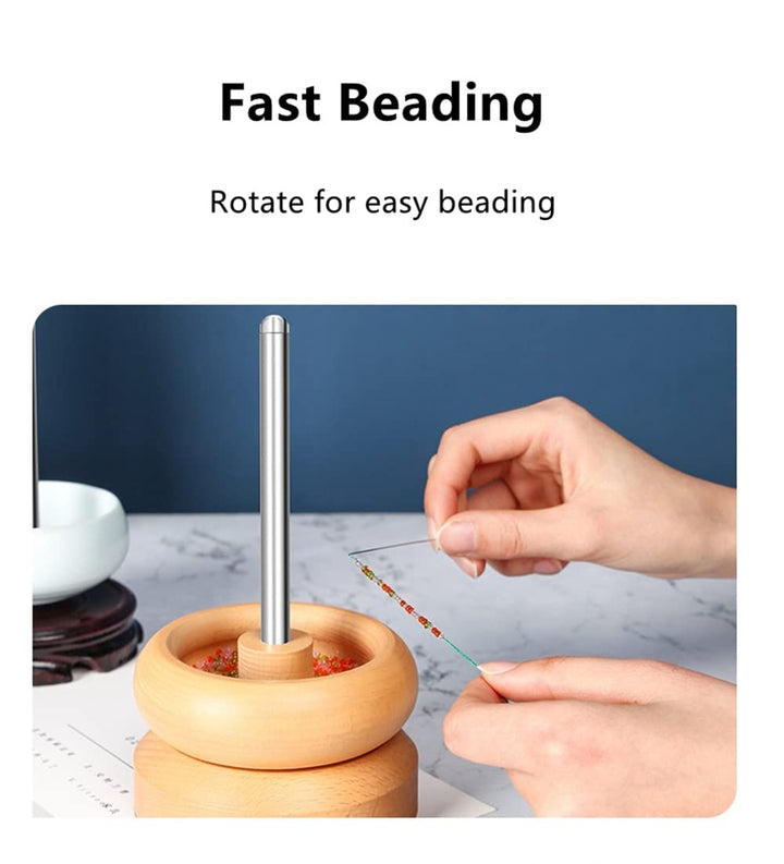 6 Pieces 7.48 Inches Curved Beading Needle Stainless Bead Spinner Needle String Bead Needle for Spin and String Bead (Silver-6pcs)