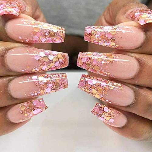 8 Boxes/Set Holographic Nail Glitter Mermaid Powder Flakes Shiny Charms Hexagon Nail Art Pigment Dust Decoration Manicure