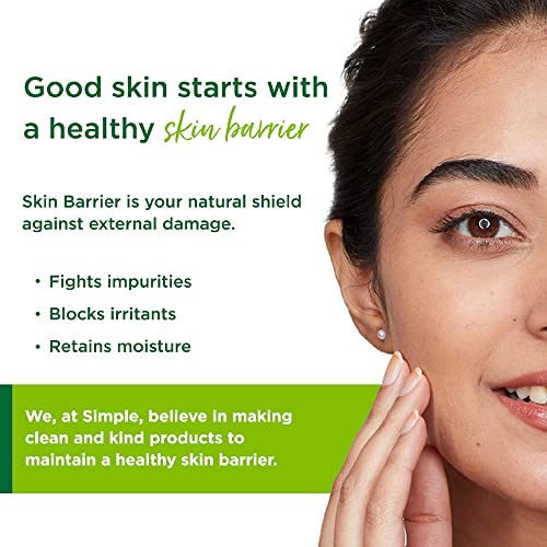 Simple Kind To Skin Refreshing Face Wash 150 ml | 100% soap-free gentle cleanser for sensitive, dry &amp; oily skin, for women &amp; men