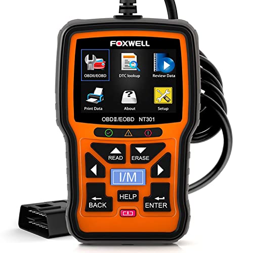 NT301 OBD2 Scanner Live Data Professional Mechanic OBDII Diagnostic Code Reader Tool for Check Engine Light