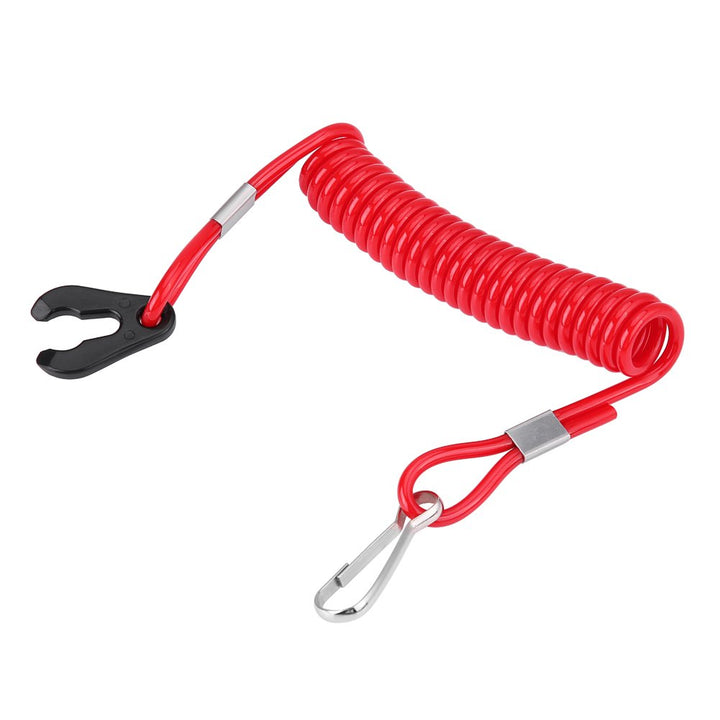 Boat Engine Motor Kill Stop Switch, Outboard Engine Ignition Emergency Kill Stop Switch Key Lanyard Rope Clip (for Yamaha All Series) (Boat Engine Motor Kill Stop Switch)