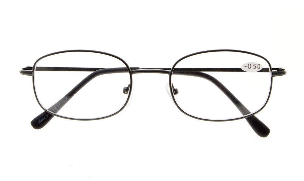 Eyekepper Metal Frame Spring Hinged Arms Reading Glasse