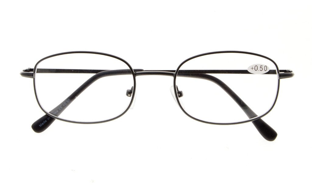 Eyekepper Metal Frame Spring Hinged Arms Reading Glasse
