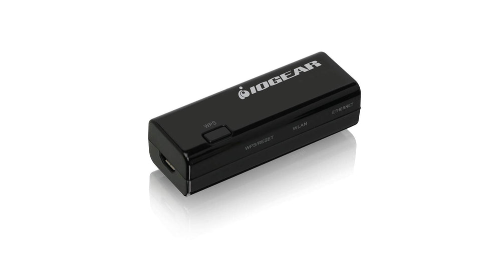 Universal Ethernet to Wi-Fi N Adapter - Speeds of up to 300Mbps on 2.4GHz - Push-button Wi-Fi Protected Setup (WPS) - Supports WEP, WPA, WPA2, TKIP and AES encryption - GWU637