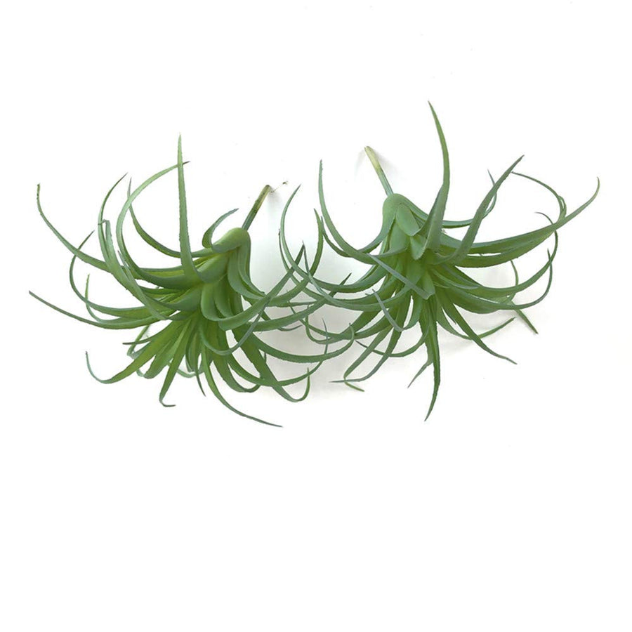 2 PCS Artificial Succulents Plants Flocking Cactus Succulent Bouquet Arrangements Faux Greenery Plants DIY for Garden Decor Home Decoration