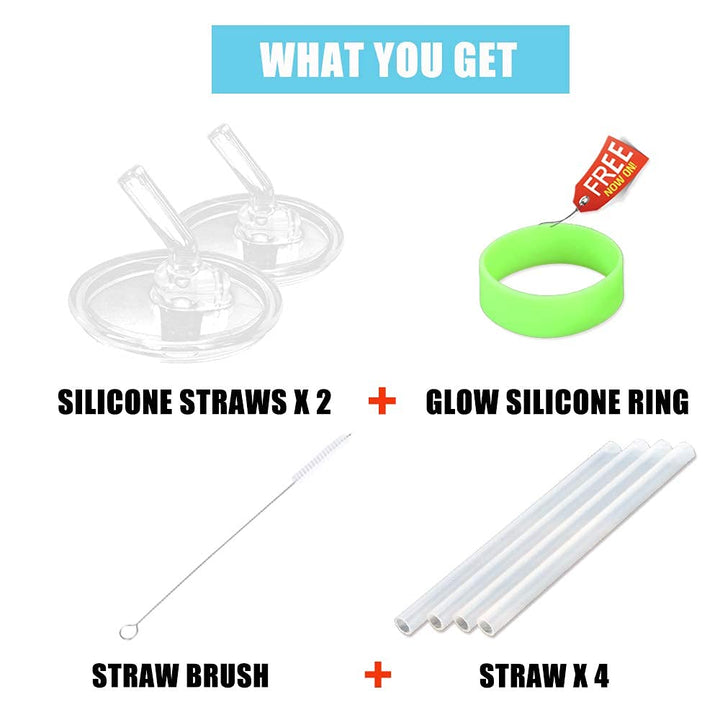 Greant 2 PCS Replacement Straws compatible with THERMOS
