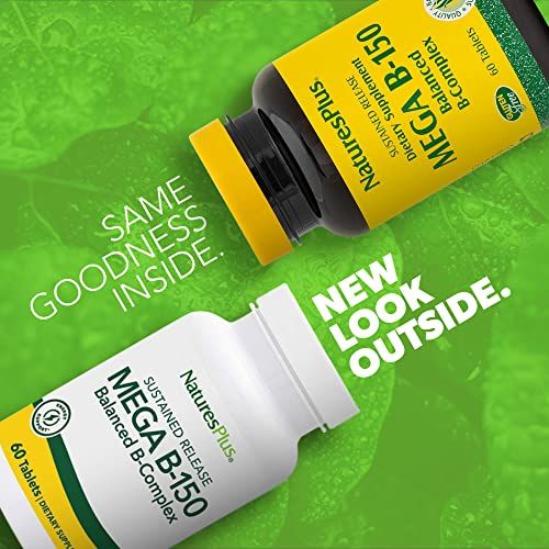 Natures Plus Mega B150 Complex, Sustained Release - 60 