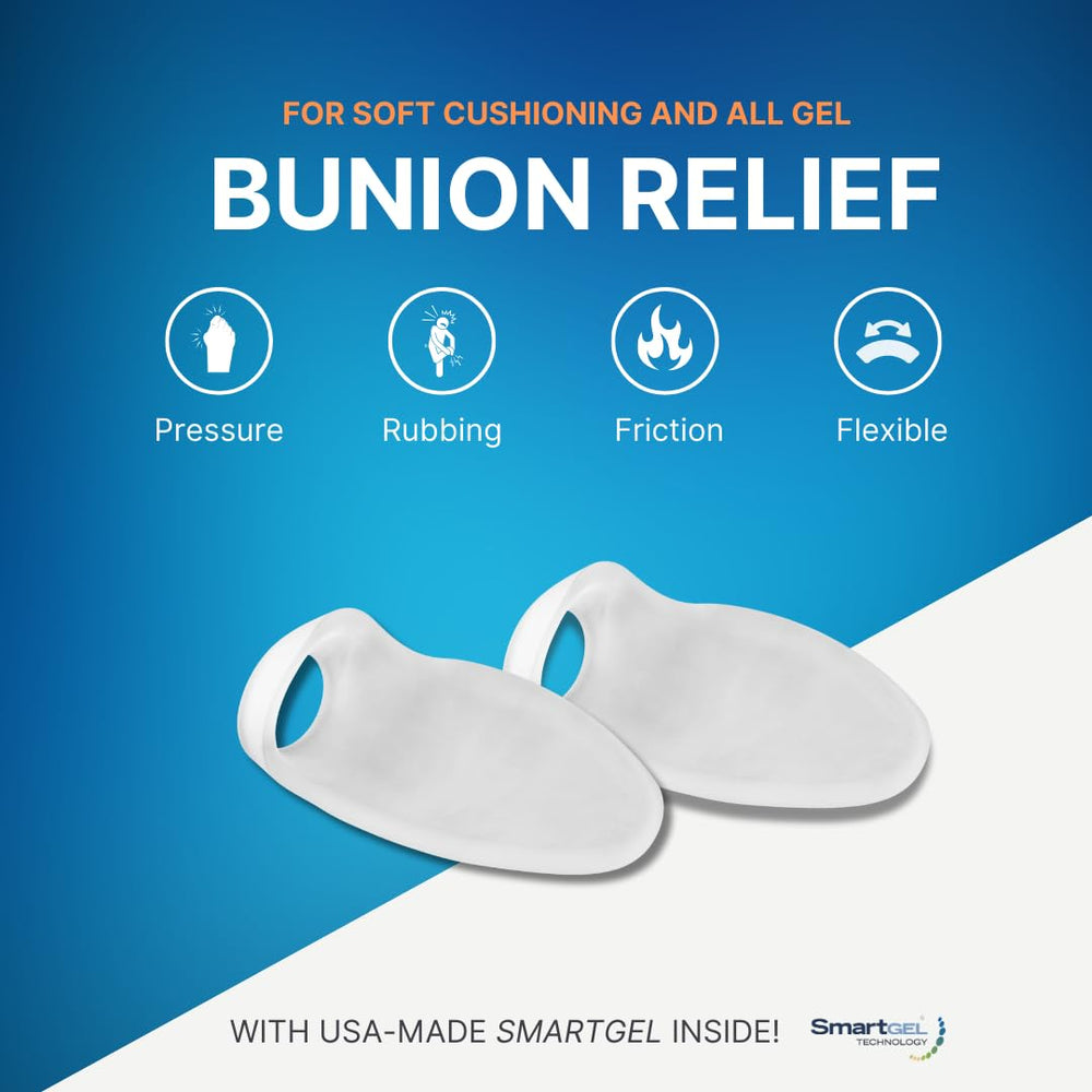 Natracure Gel Big Toe Hallux Bunion Guard (1316-M Cat)