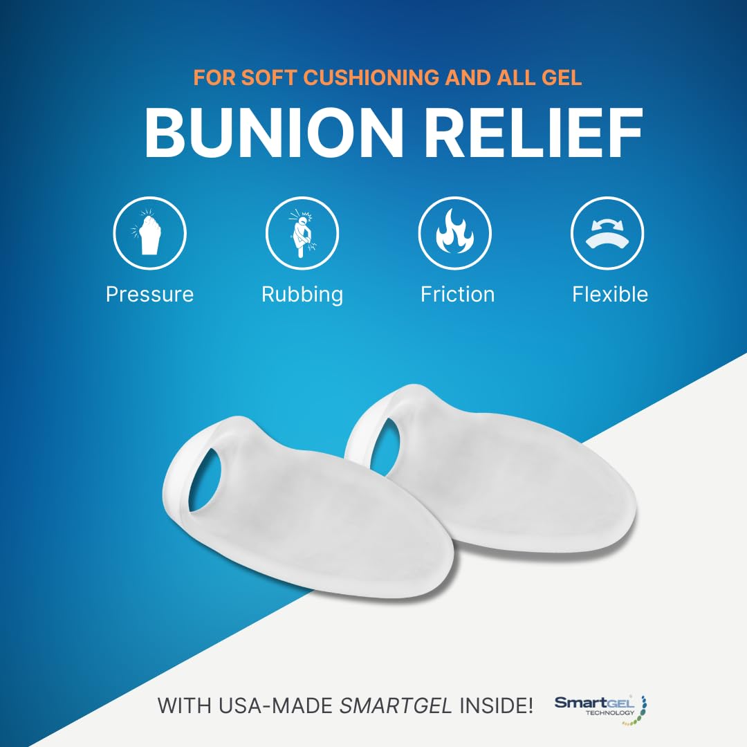 Natracure Gel Big Toe Hallux Bunion Guard (1316-M Cat)