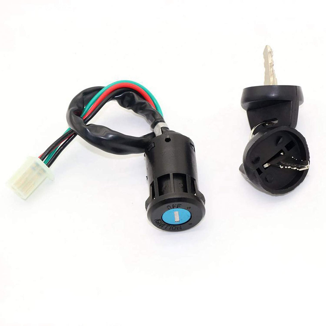 4 Wire Ignition Key Switch for 50cc 110cc 125cc 250cc Pit Quad Dirt Bike ATV Motorcycle Parts Dust Proof Key Case