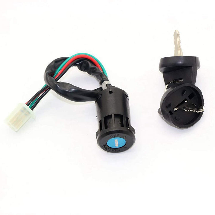 4 Wire Ignition Key Switch for 50cc 110cc 125cc 250cc Pit Quad Dirt Bike ATV Motorcycle Parts Dust Proof Key Case