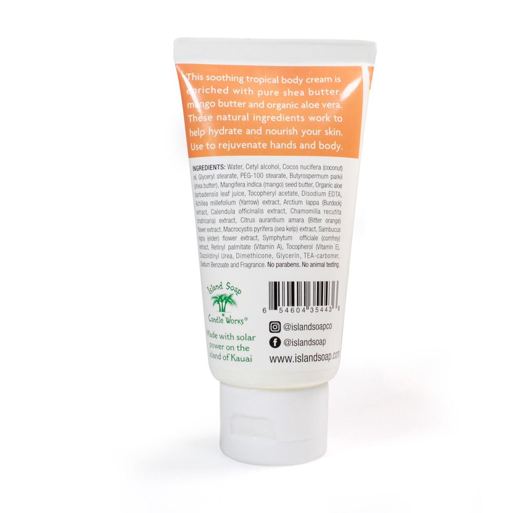 Island Soap And Candle Works Shea Butter Body Cream Hawaiin Sunrise