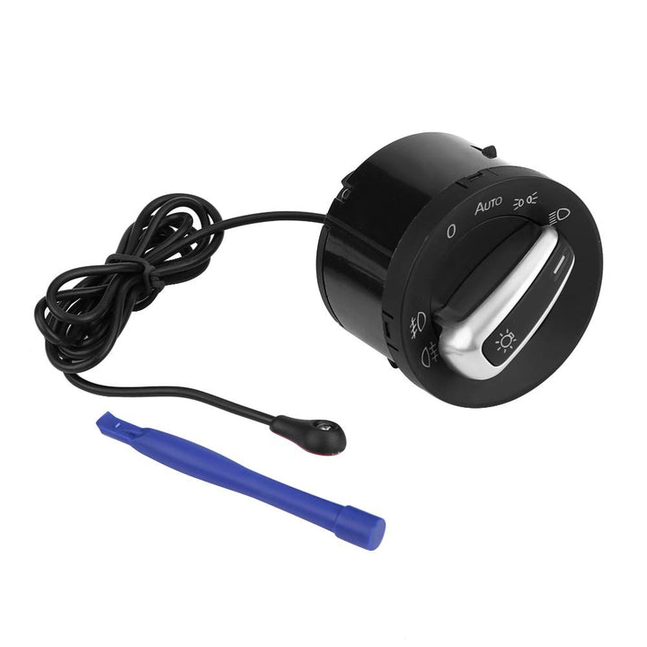 Auto Headlight Switch, Keenso Light Sensor Headlight Switch Button Module 1Z0941431K for VW MK5 MK6 Jetta Tiguan Passat