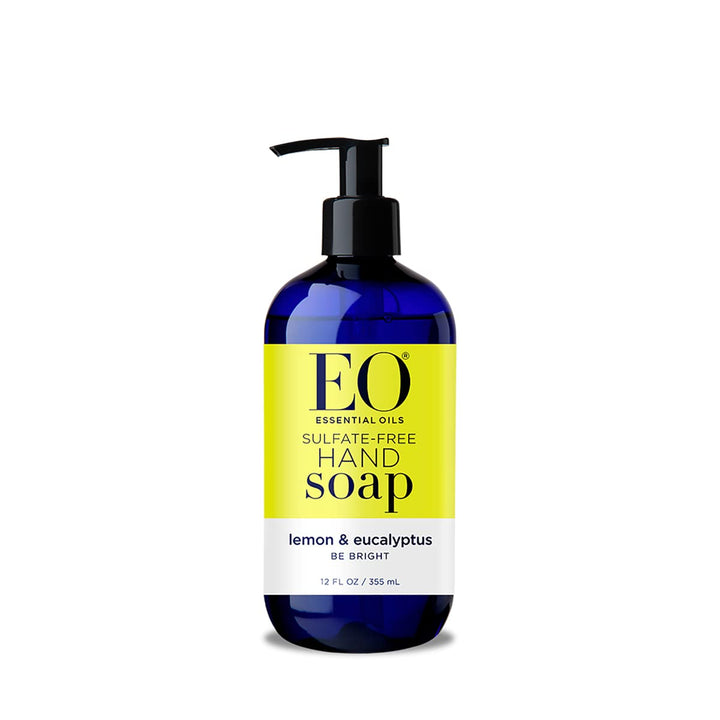 EO Hand Soap, Lemon &amp; Eucalyptus, 12-Ounce Bott