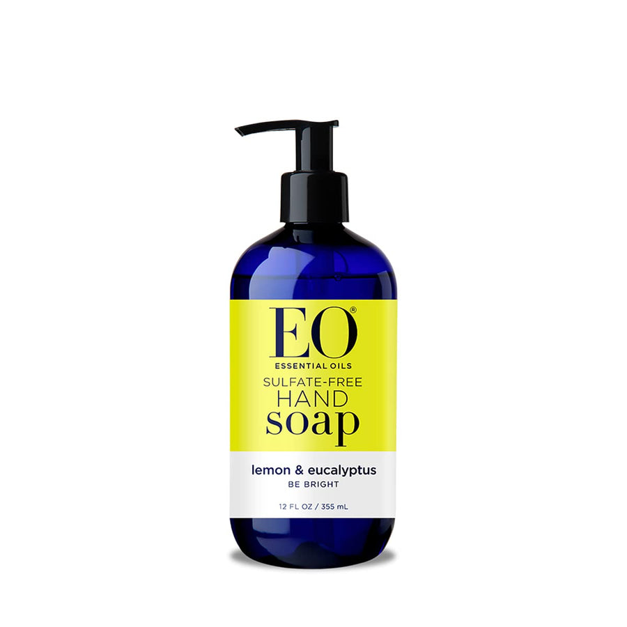 EO Hand Soap, Lemon & Eucalyptus, 12-Ounce Bottles 