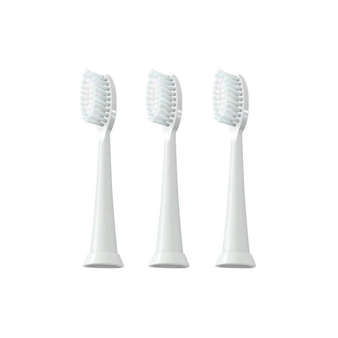 Sonic Toothbrush Replacement Heads - 3 Pack (Super Nova White)