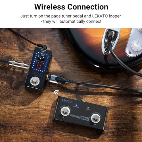 Wireless Page Turner Pedal Wireless Page Turner Foot Pedal for Tablets Phone (Android &amp; IOS system above version 13.4 support)Page Turning- External Pedal for Loop Pedal Tuner Switching