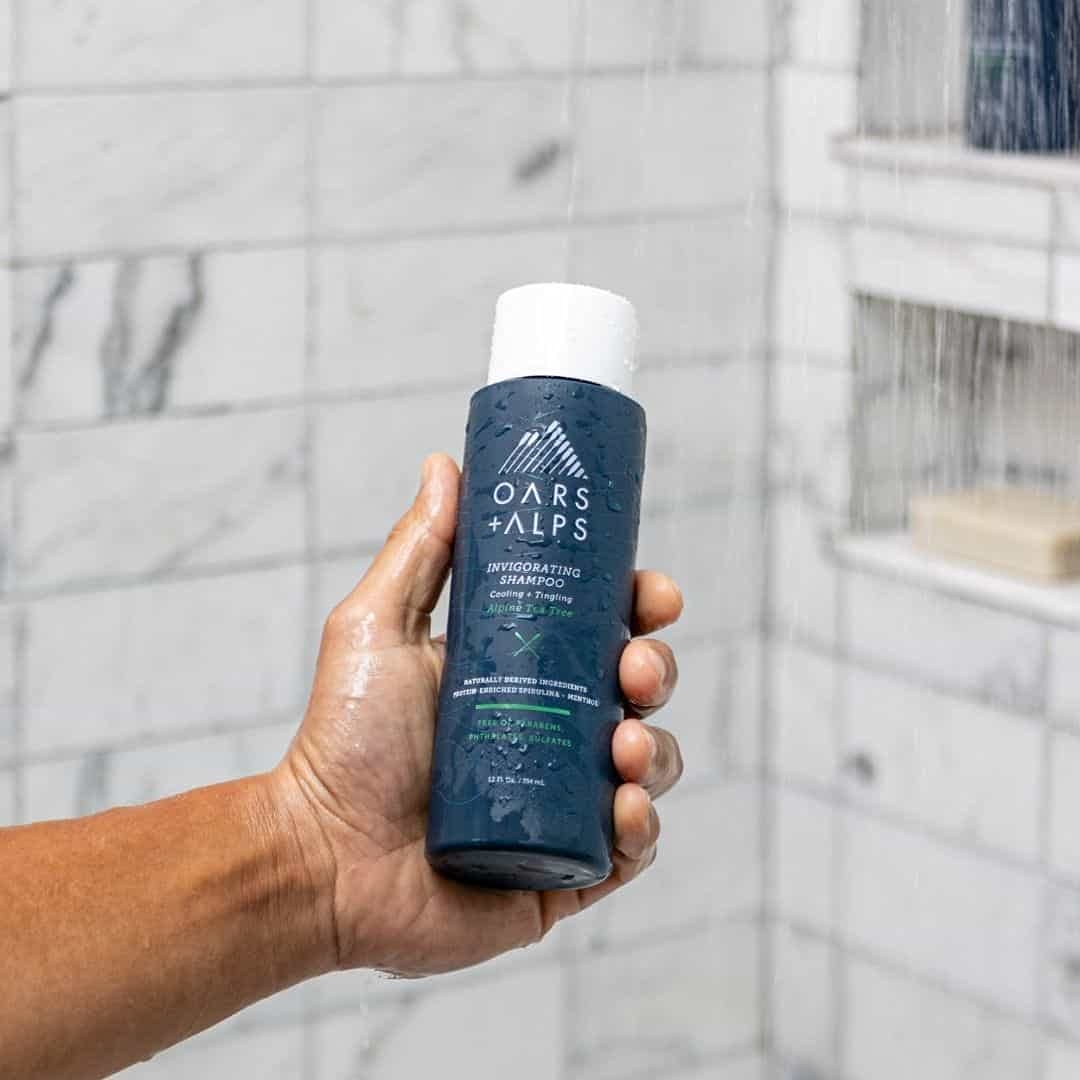 Men&#39;s Sulfate Free Hair Shampoo, Infused with Witch Hazel and Tea Tree Oil, Alpine Tea Tree, 12 Fl Oz