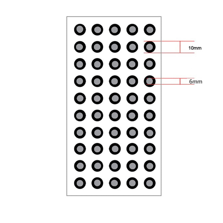 6.0 mm 3D Scanning Marker for 3D Scanner, 3D Tracking Dot Reference Point Markers for 3D scanning, Diffuse Reflection Markers for 3D Scanner (1000)