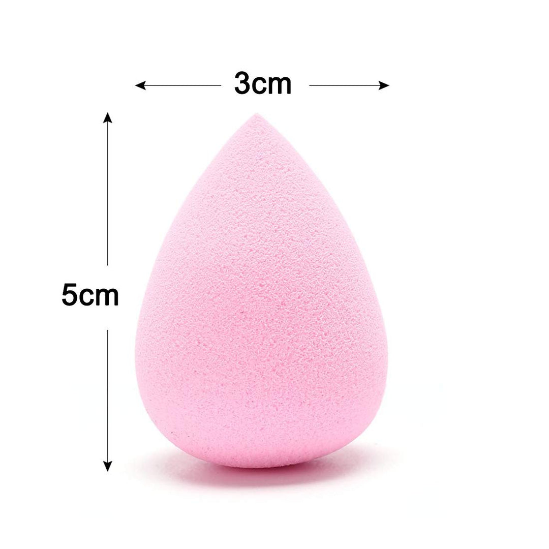 Makeup Sponge Container, Makeup Sponge Holder and Makeup Sponge With Cute Silicone Sponge Travel Carrying Case Set(3PCS)