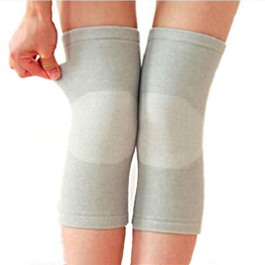 TOPWEL Ultra-thin Bamboo Charcoal Fiber Knees Warm Keep