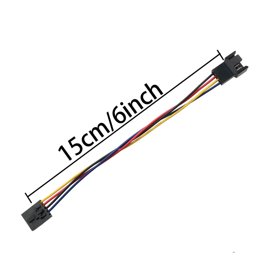 ITROLLE Fan Adapter Cable 4PCS 17.5cm/6.89inch 5 Pin to