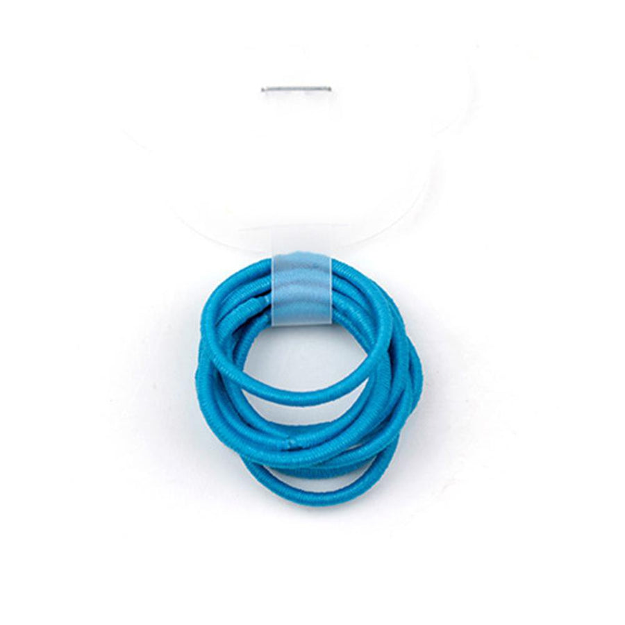 100 Pcs, Royal Blue: 2.4 Cm Elastic Bands Hair Ties Children Rubber Hair Headbands - 100 Pcs (Royal Blue)