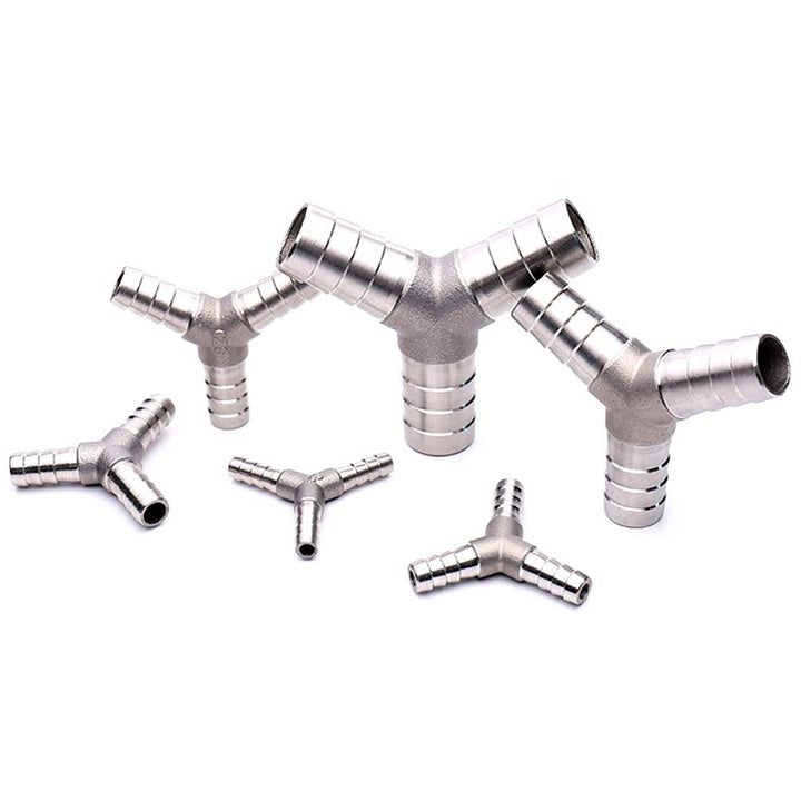 Metaland Stainless Steel 1/2 Hose Barb Y Barbed Fitting