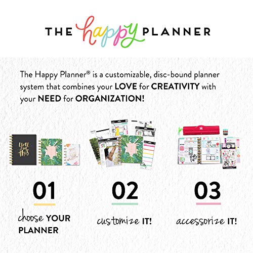 me & my BIG ideas Plastic Expander Discs, Gold - The Happy Planner Scrapbooking Supplies - Add Extra Pages, Notes & Artwork - Create More Space for Notebooks, Planners & Journals - Expander Size