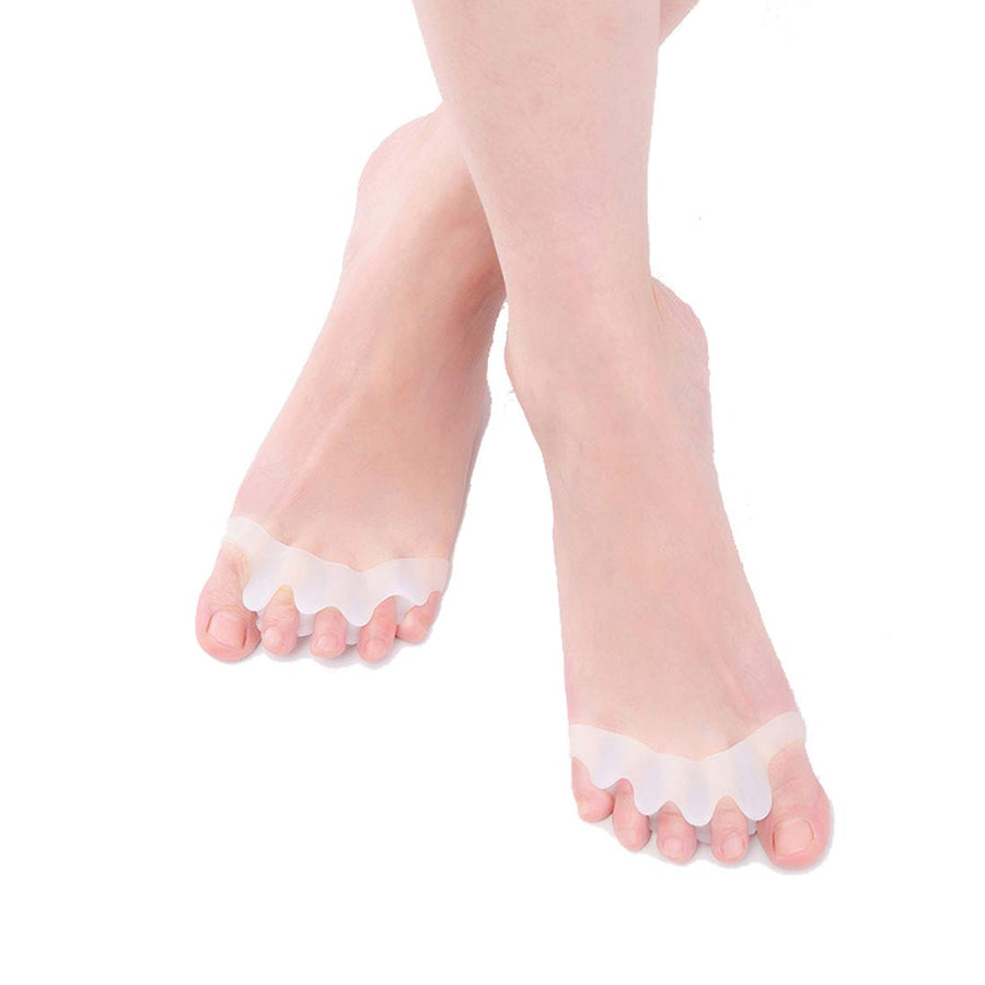 Gel Toe Separators, Silicone Toe Spacers for Foot Pain 