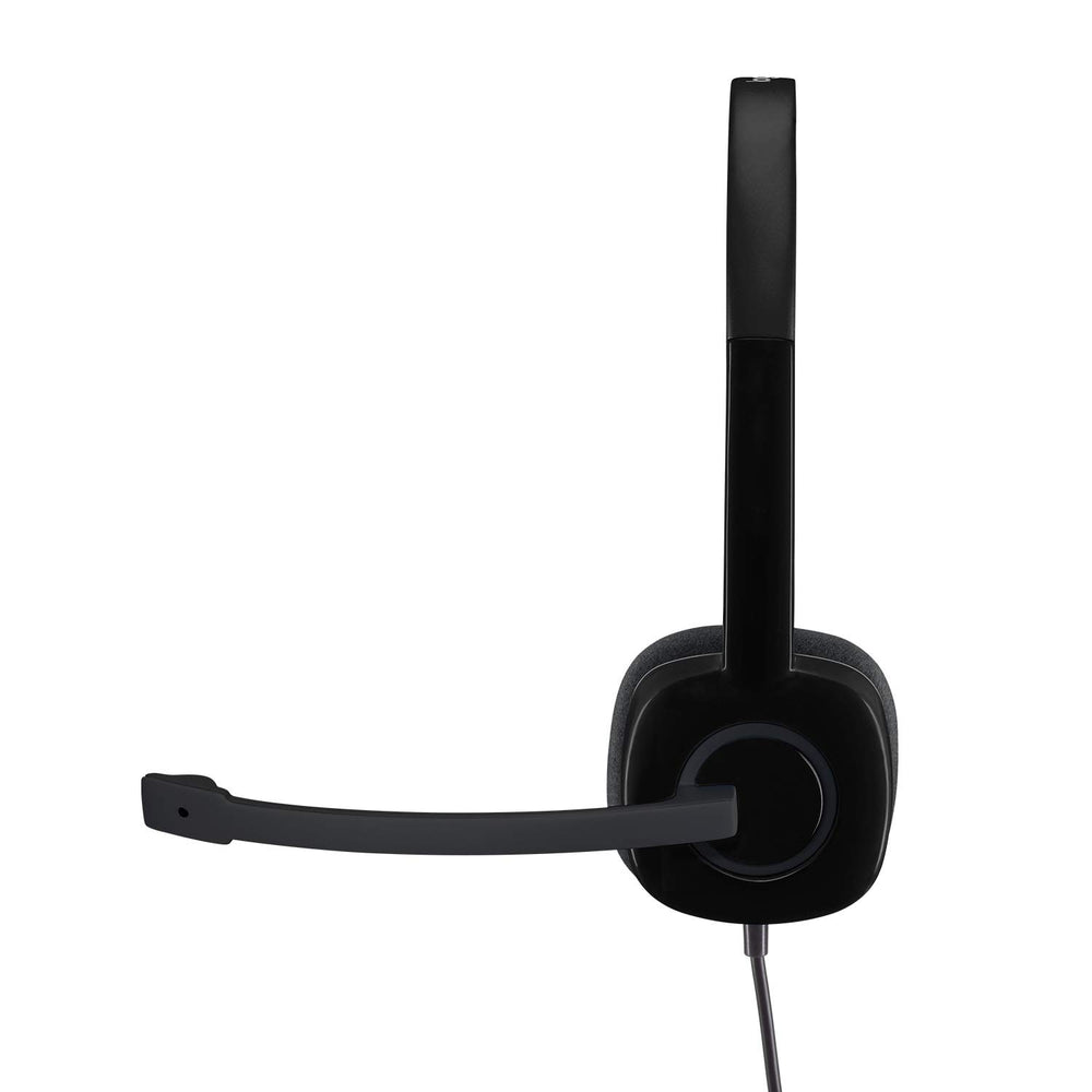 Logitech H151 Wired Headset, Analog Stereo Headphones w