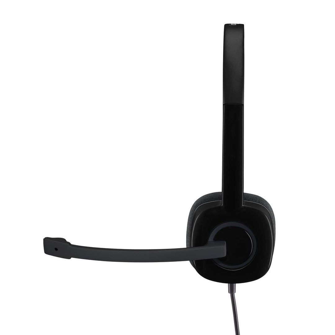 Logitech H151 Wired Headset, Analog Stereo Headphones w