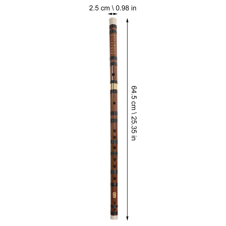 MILISTEN Bamboo Flute Musical Key C Wooden Flute Chinese Flute Instrument Chinese Bamboo Classic Musical Instrument for Kids Adults Beginners, Mix Style