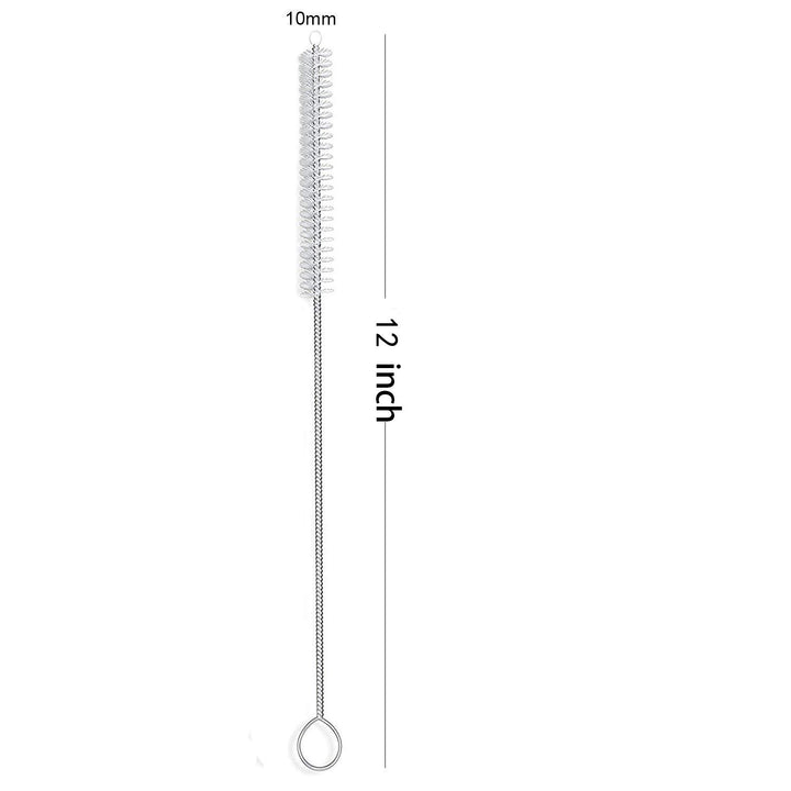 desin Long Straw Brush, Nylon Flexible,Reusable Pipe Tu