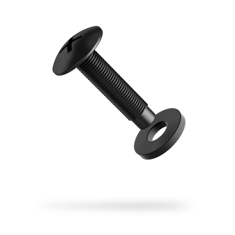 Carbon Steel 10/32 Rack Screws and Nylon Washers. 50-Piece Set for Equipment Server Racks, enclosures, and cabinets.