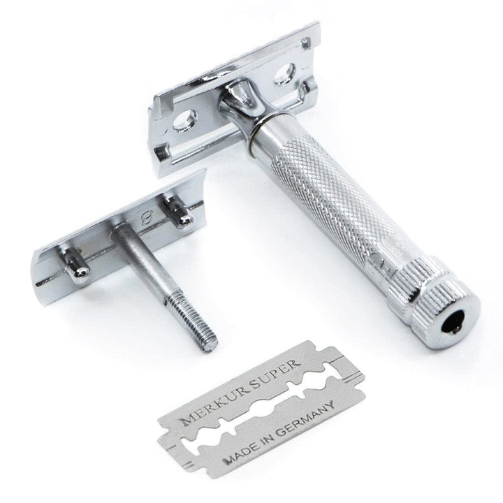 Merkur Mk34c Double Edge Razor with Heavy Duty Short Ha