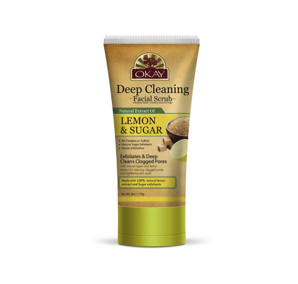 Pure Naturals Lemon & Sugar Facial Scrub 170gr, 6 Ounce