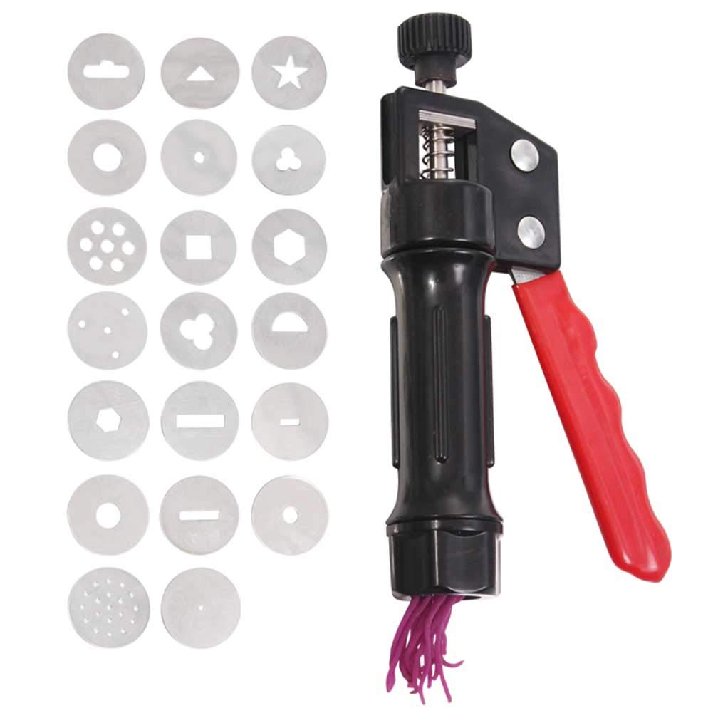 Saycker Clay Extruder Hand-held Soft Clay Mud Squeezer,