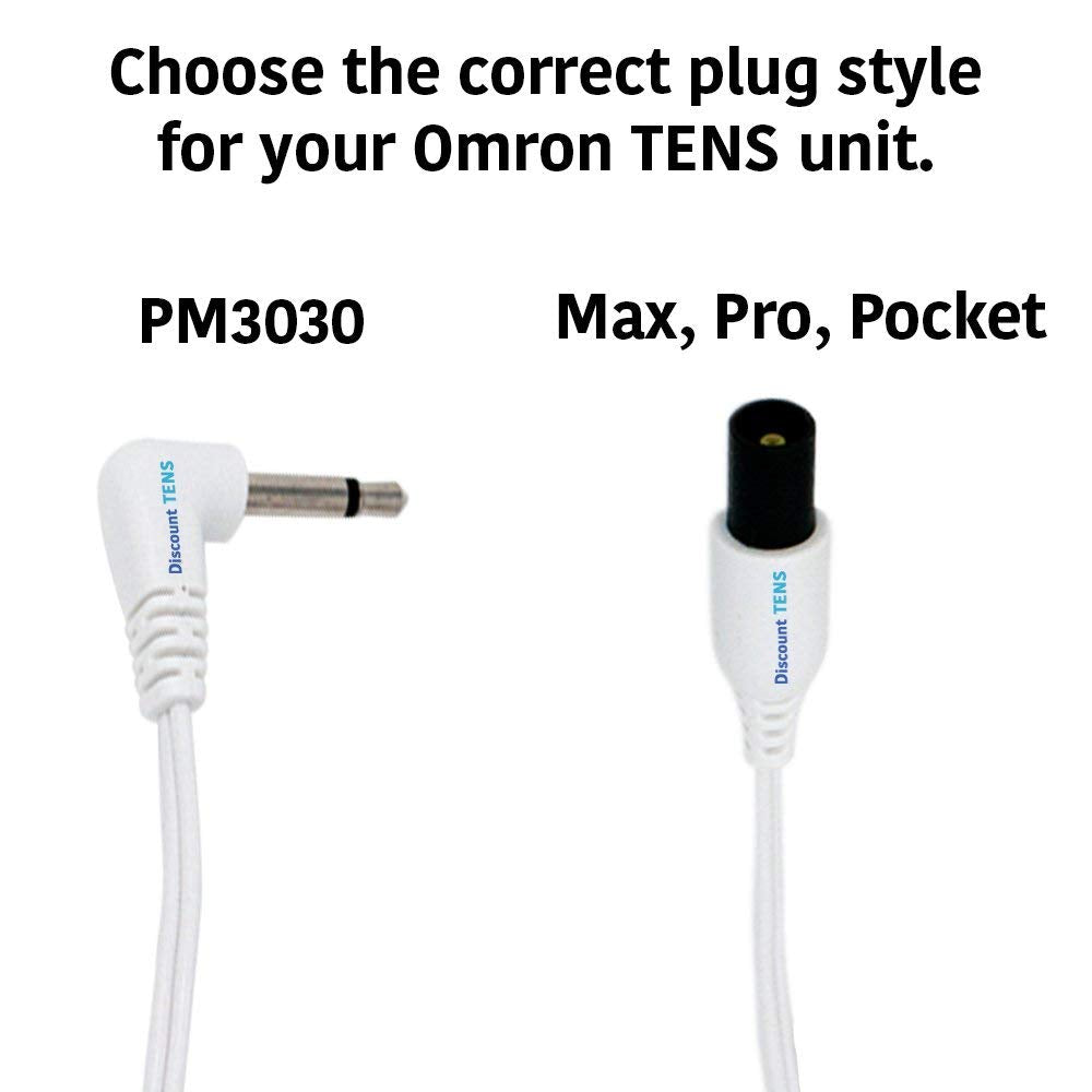 TENS Lead Wires Compatible with Omron Electrotherapy De