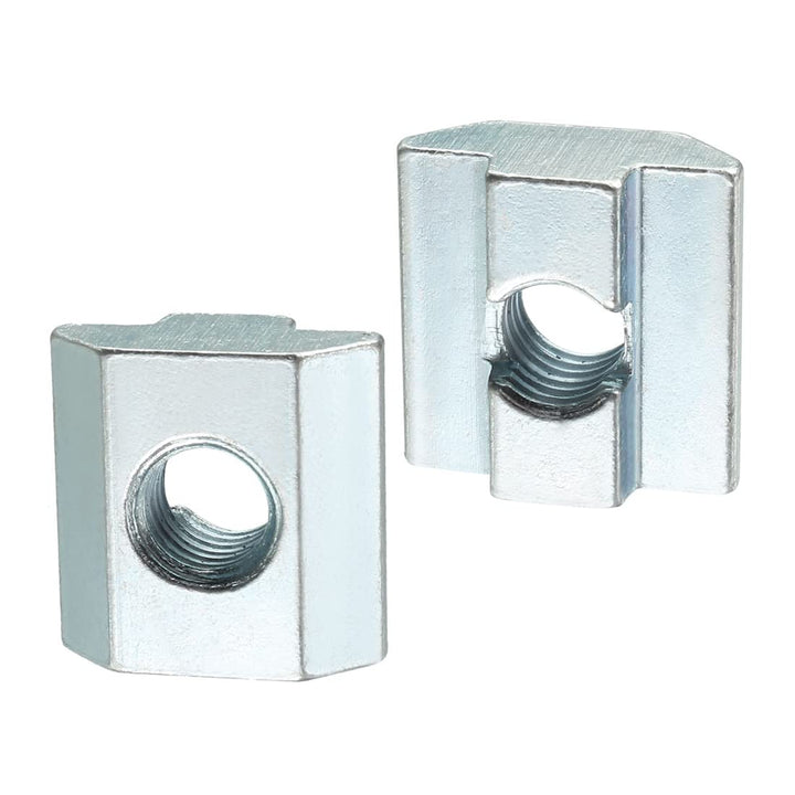 Slide in T-Nut, M8 Half Round Roll in Sliding Threaded for 4040 Series Aluminum Extrusions Profile, Pack of 15