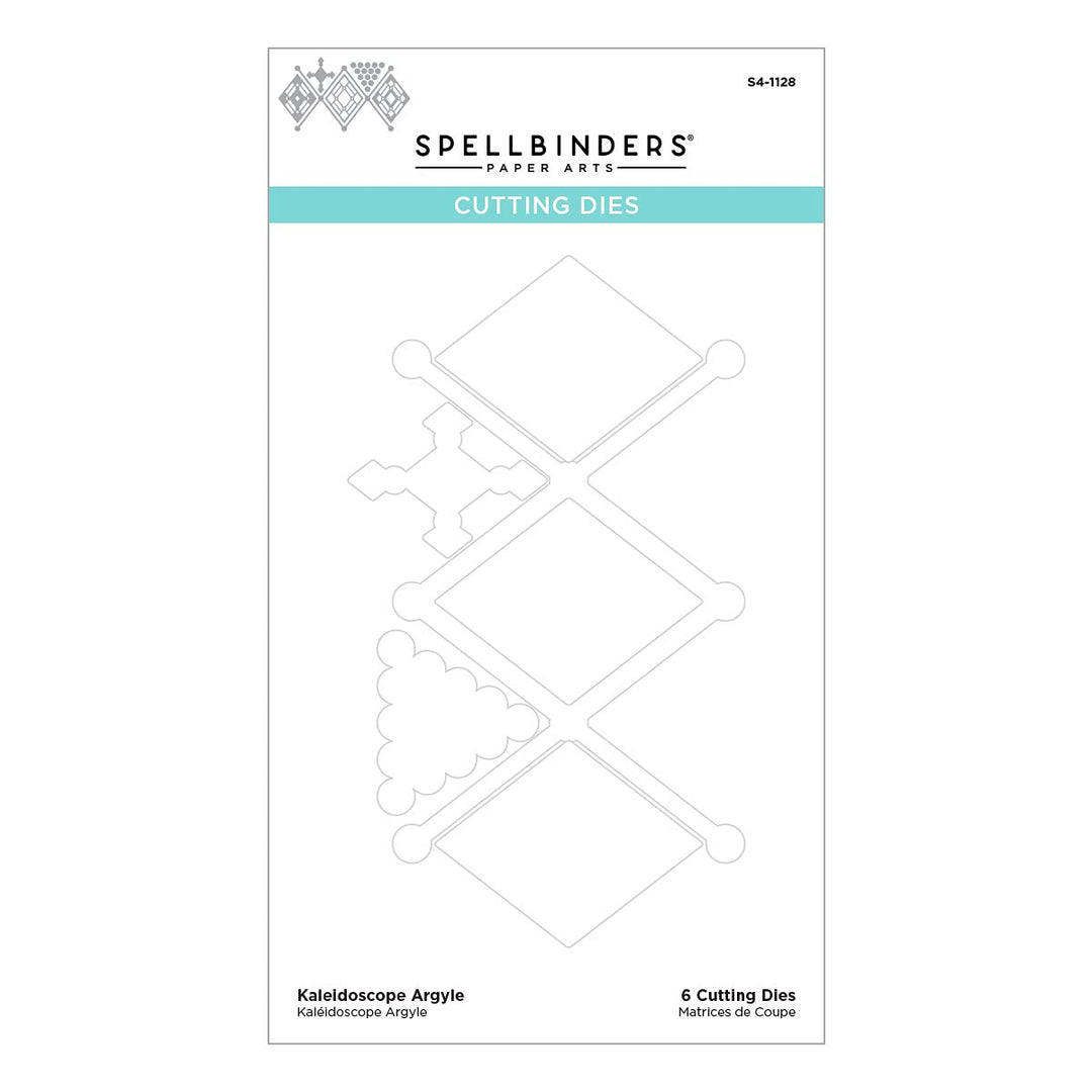 Kaleidoscope Argyle Slimline Collection Metal Etched Dies