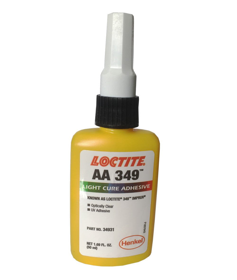 34931 Light Cure Adhesive, Glass/Metal, 50 mL