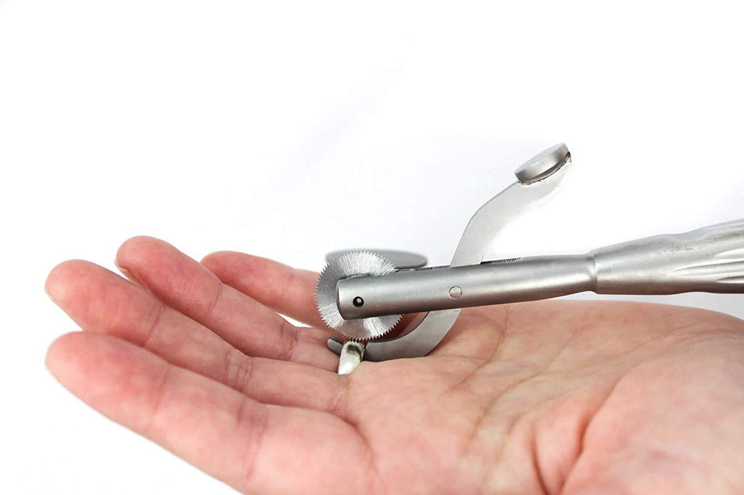 Ring Cutter Tool and Band Remover, Stainless Steel Metal Cutting Blade and Finger Guard Protection, Emergency, Police, EMT, Fire Rescue, and Jeweler Device